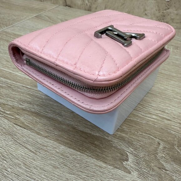 Louis Vuitton Pink Leather New Wave Compact Wallet - Picture 5 of 8